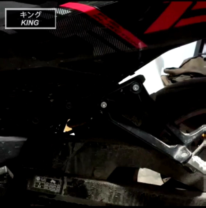 Breket Step Belakang PNP MX King  Jupiter old /new 135 Underbone motor