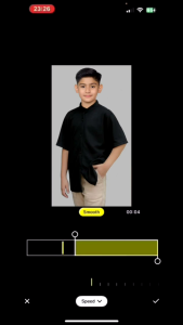 Koko Kurta Anak & Ayah Lengan Pendek Usia 2-12 Tahun Warna Hitam