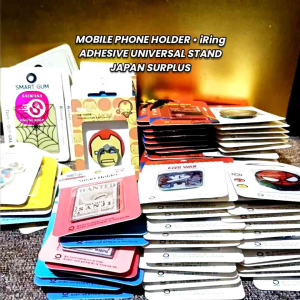 JAPAN SURPLUS MOBILE PHONE GRIPS / HOLDER / iRing / ADHESIVE UNIVERSAL HOLDER