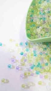 Gói 20gr hạt cườm tấm 3mm trong mờ cao cấp hạt đều làm vòng tay handmade