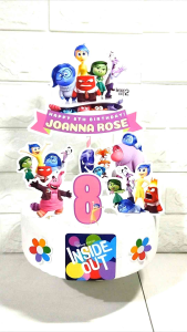 Inside Out Cake Topper !NEW! (High-quality Personalize Ready-to-use)