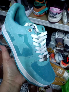 Sneaker Shoes color Blue Gamuza Fabric Euro 39 and 40 with box