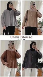 KUFA HEINI MOCA Blouse Knit Polos Full Kancing