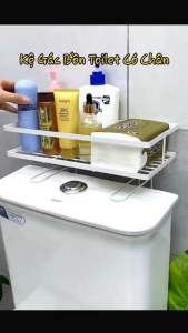 Kệ Gác Bồn Toilet Có Chân Kệ Bồn Cầu Kệ Nhà Vệ Sinh Gác Bồn Toilet Chịu Lực 6kg