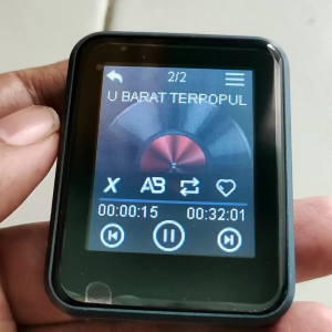 Benjie X1 Layar Sentuh Bluetooth Video Metal MP3 Player Portable FM Radio