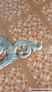 ORNAMEN PAGAR BESI MAHKOTA MEWAH 250X90 CM DUA MUKA hiasan pintu pagar
