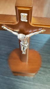 Box Table Crucifix – Right Angle (9×23cm) | K-Catholic Goods | Made in Korea