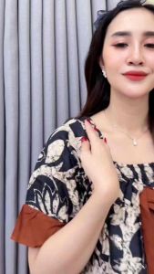 Daster Karet Pita Jumbo Motif Vintage Terbaru Homedress Wanita Bahan Rayon Premium Best Seller