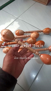 alat musik marakasmaracas dobelmarakas natural double