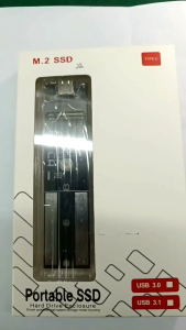 Case / Casing SSD M2 M.2 Sata NGFF Portabel Eksternal Enclosure Usb 3.1 Transparan 5 Gbps