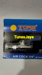 Kran Steam Angin Kompresor 1/4inch TORA
