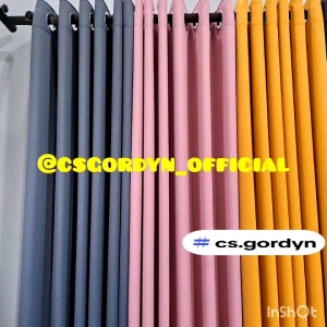 Gorden Blackout Polos Gorden Jendela Pintu Minimalis Tirai Gorden Aesthetic