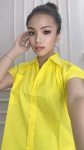 SJM KEMEJA MGO ZR SHIRT SIMPLE POLOS LENGAN PENDEK WANITA 8018