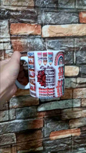Teachers 3D Inflated Ilusion Effect w/Gift Box label Print | 3D Design Mug NOT EMBOSSED | High Quality Print
