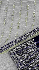 [PRE-ORDER] Semistitched Heavy Viscose Velvet Lengha ( Delivery 10 Days )