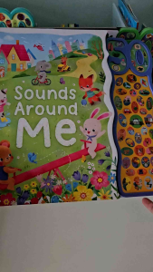 [SG Stock] Giant Interactive Baby Sound Book - 50/100 Buttons Early Learning Montessori Toy for Toddlers 0-3 Years - Sensory Audio Book