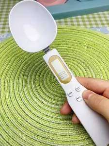 Electronic gram measuring spoon baking tool Small gram scoop scale电子克秤量勺烘焙工具厨房小型克数勺子秤奶粉辅食称重调味计量称