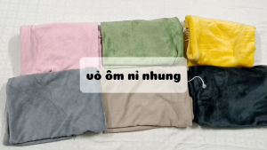 vỏ ôm nỉ nhung hàng dây rút- kích thước 38*110hàng nỉ nhung dày dặn- siêu ấm trong mùa đông