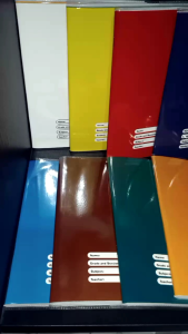 Notebook book composition random color all blue lines per piece 80 Leaves