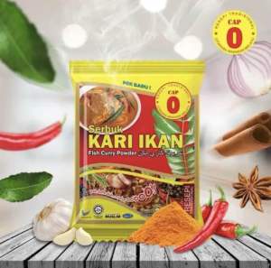 Rempah Masakan Cap O Serbuk Kari Ikan / Ayam & Daging / Udang Ketam & Ikan Kering / Masak Merah 250g