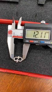 Charm khoá chữ S đúc đặc bạc S925 size đại bền đẹp làm khoá vòng vĩnh viễn bảo hành