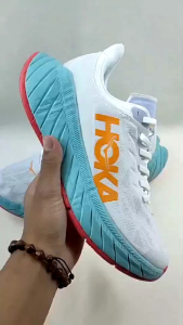 Mens Hoka One One CARBON X2 SUPER PREMIUM MARATHON RUNNING SHOES + KAOS KAKI