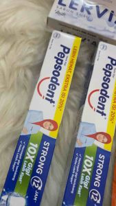 Sabun mandi lervia 4pcs+pepsodent 2pcs+shampoo rejoice 1renteng