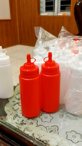 Lọ đựng tương ớt cà sữa đặc thể tích 350ml hàng nhựa cao cấp việt nam