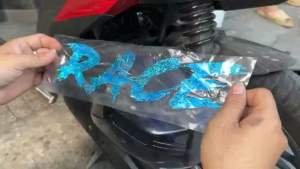 [ 1 MIẾNG ] TEM RACE XANH KIM TUYẾN DÁN ỐP SƯỜN