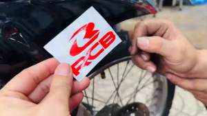 [ 1 MIẾNG ] TEM RCB KHÔNG PHẢN QUANG TRONG SUỐT LỘT DÁN MỌI VI TRÍ