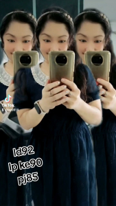 Dress sifon navy