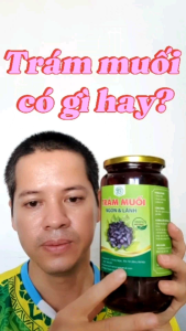 Trám muối | Trám đen muối | Trám muối Ngon & Lành Lọ 1000ml