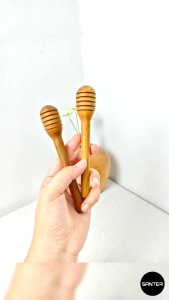 JT309. Teak Wood Honey Spoon/ Honey Dipper/ Honey Stirrer/ Honey Stick/ Honey Wand/ Honey Dripper