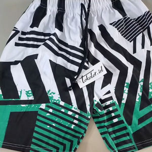 Boxer Cotton 20s Tebal Celana Pantai Pria Kolor Santai Surfing Wanita