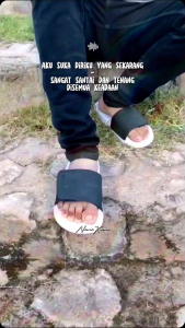 Sandal selop pria dewasa selop kulit distro terbaru murah kekinian casual ukuran 39 40 41 42 43 phylon coklat hitam f028