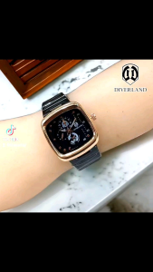 TERLARIS / TERBARU JAM TANGAN WANITA FASHION KOREA / JAM TANGAN KASUAL WANITA / JAM TANGAN WANITA ORIGINAL / JAM TANGAN WANITA DIVERLAND RANTAI STAINLESS STEEL / TANGGAL AKTIF / CRONO VARIASI