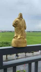 Ông Quản Gia Quản Tài màu Vàng Đồng Giúp gia chủ chiêu tài chiêu lộc