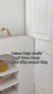 Celana panjang kantoran wanita kancing 2