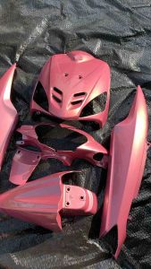 Cover Body Full Halus Yamaha Mio Sporty Pink Rose Lembayung Gold