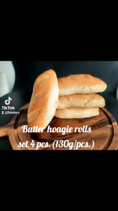 Soft Sandwich rolls (Butter hoagie rolls) set 4 pcs. ( 130g/pcs.) soft and  fluffy ขนมปังหอยมังกร ขนมปังหอยมังกร ซื้อที่ไหน ขนมปังหอยมังกร ราคา - Lazada