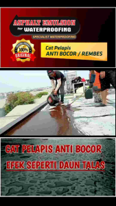Aspal cair 20 kg ASPHALT EMULSION for WATERPROOFING Cat pelapis anti bocor dan rembes