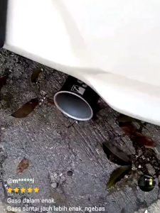 KNALPOT RACING SPOON BLACK/ITEM DOP MOBIL BENSIN DAN SOLAR