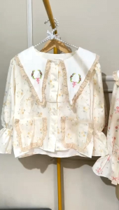 Atasan wanita Korea Heaha Blouse Premium Baju Formal Katun Nyaman Panjang