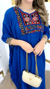 Kaftan Polos Maroko/Kaftan Mewah/Kaftan Rayon Adem