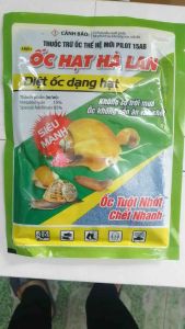 Bộ 5 gói bả ốc sên sinh học chuyên dùng cho hoacây cảnh rau màu cây ăn quả gói 250gr
