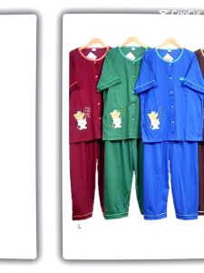 Babydoll Amro Label putih celana panjang CP all size wanita dewasa L baby doll busui piyama baju tidur one set bebidol setelan forever anne claire sielie lorita pretty girl kaos rumah remaja SMA