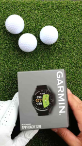 Garmin Approach S50 Advanced GPS Golf Smartwatch Slate Aluminum Bezel with Black ComfortFit Nylon Band