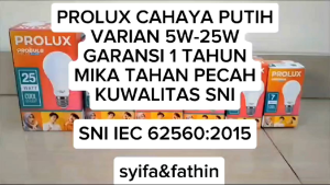 BOHLAM LED / LAMPU LED PROLUX CAHAYA PUTIH