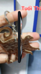 Móc khóa da trâu tuổi Thân