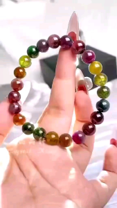 【现货】8mm 糖果碧玺手串|彩色能量 × 招人缘 × 时尚百搭|8mm Candy Tourmaline Bracelet|Charm • Balance • Color Energy